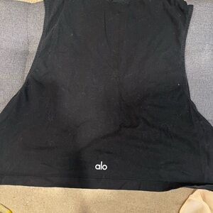 Alo Black Tank Top